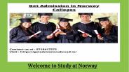 Know about to study in Norway