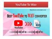 YouTube to wav