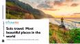 Solo travel: most beautiful places in the world (1) PowerPoint PPT Presentation