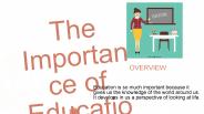 Importance of Education