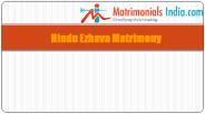 Hindu Ezhava Matrimony