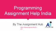 Assignment writing services in India