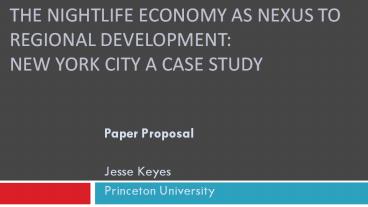 Creative Businesses - Jesse Keyes