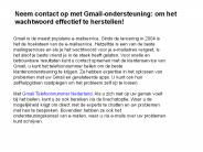Gmail Klantenservice Nummer
