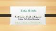 Book Luxury Hotels in Belgaum | Online Eefa Hotel booking (1) PowerPoint PPT Presentation