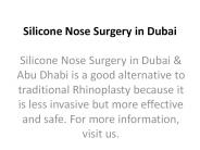 Silicone Nose Surgery in Dubai (1)