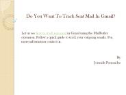 Do You Want To Track Sent Mail In Gmail?