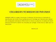 Adamou.ch - Céramiques Techniques de précision