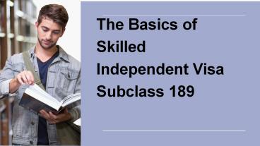189 visa requirements | skilled independent visa subclass 189