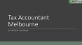 Tax Accountant Melbourne PowerPoint PPT Presentation