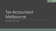 Tax Accountant Melbourne
