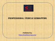 Professional Vehicle Remapping