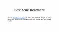 Best Acne Treatment PowerPoint PPT Presentation