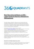 Best Recruiting Software in 2020 - Latest Quadrant Ranking Released by 360Quadrants PowerPoint PPT Presentation