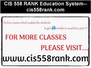 CIS 558 RANK Education System--cis558rank.com