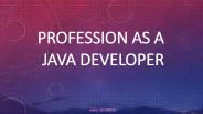 Profession as a Java Programmer