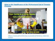 Professional End of Tenancy Cleaning