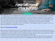 The art and science of recruitment marketing