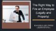 The Right Way to Fire an Employee (Legally and Properly) PowerPoint PPT Presentation