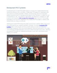 Restaurant POS Systems