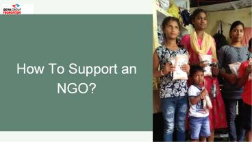 How to Support an NGO?