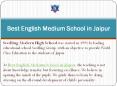 Best English Medium School in Jaipur (1) PowerPoint PPT Presentation