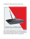 Advantages of Wireless Routers and How Does It Works PowerPoint PPT Presentation