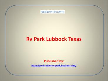 Rv Park Lubbock Texas (1)