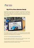 High PR Press Release Submission Sites List PowerPoint PPT Presentation