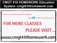 CMGT 410 HOMEWORK Education System--cmgt410homework.com
