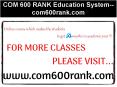 COM 600 RANK Education System--com600rank.com PowerPoint PPT Presentation