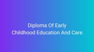 Diploma In Childcare Education