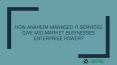 How Anaheim Managed IT Services Give Mid-Market Businesses Enterprise Power? PowerPoint PPT Presentation