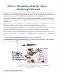 Which Is The Best Institute For Digital Marketing In Mumbai PowerPoint PPT Presentation