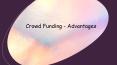 Crowd Funding - Advantages PowerPoint PPT Presentation