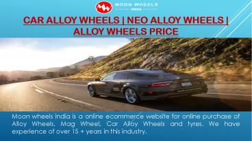 Car Alloy Wheels | Neo Alloy Wheels | Alloy Wheels Price