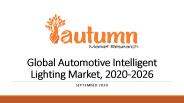 Global Automotive Intelligent Lighting Market, 2020-2026 (1)