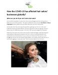 How the COVID-19 has affected hair salons’ businesses globally? PowerPoint PPT Presentation
