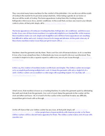 Godrej Service Center Pune