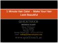 1 Minute Hair Color – Make Your Hair Look Beautiful PowerPoint PPT Presentation