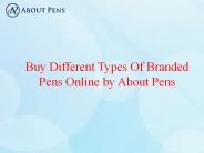 Premium Metal Promotional Pens Online Australia