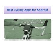Best Cycling Apps for Android