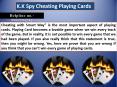 Spy cheating playing cards in India| PowerPoint PPT Presentation