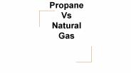 Propane Vs Natural Gas