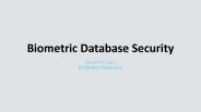 Biometric security companies