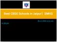 Best CBSE Schools in Jaipur｜SMHS PowerPoint PPT Presentation