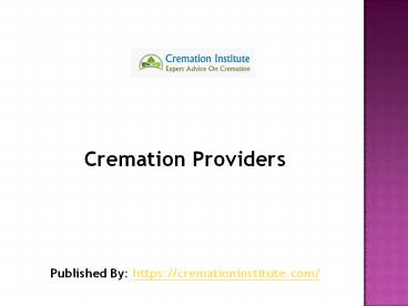 Cremation Providers