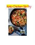 Keto Chicken Stir Fry PowerPoint PPT Presentation