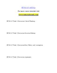 HUM 115 Academic Adviser|tutorialrank.com