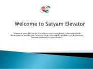 Lift Repair Service in delhi - Satyamelevator